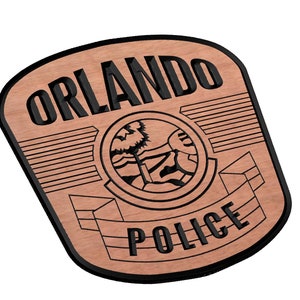 Orlando polislapp SVG