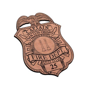 San Luis Obispo Fire Department Badge SVG