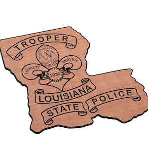 Louisiana State Police Badge SVG
