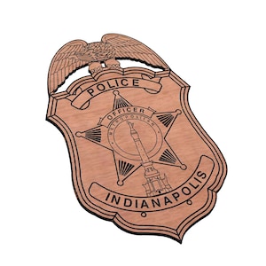 Indianapolis Police Badge SVG