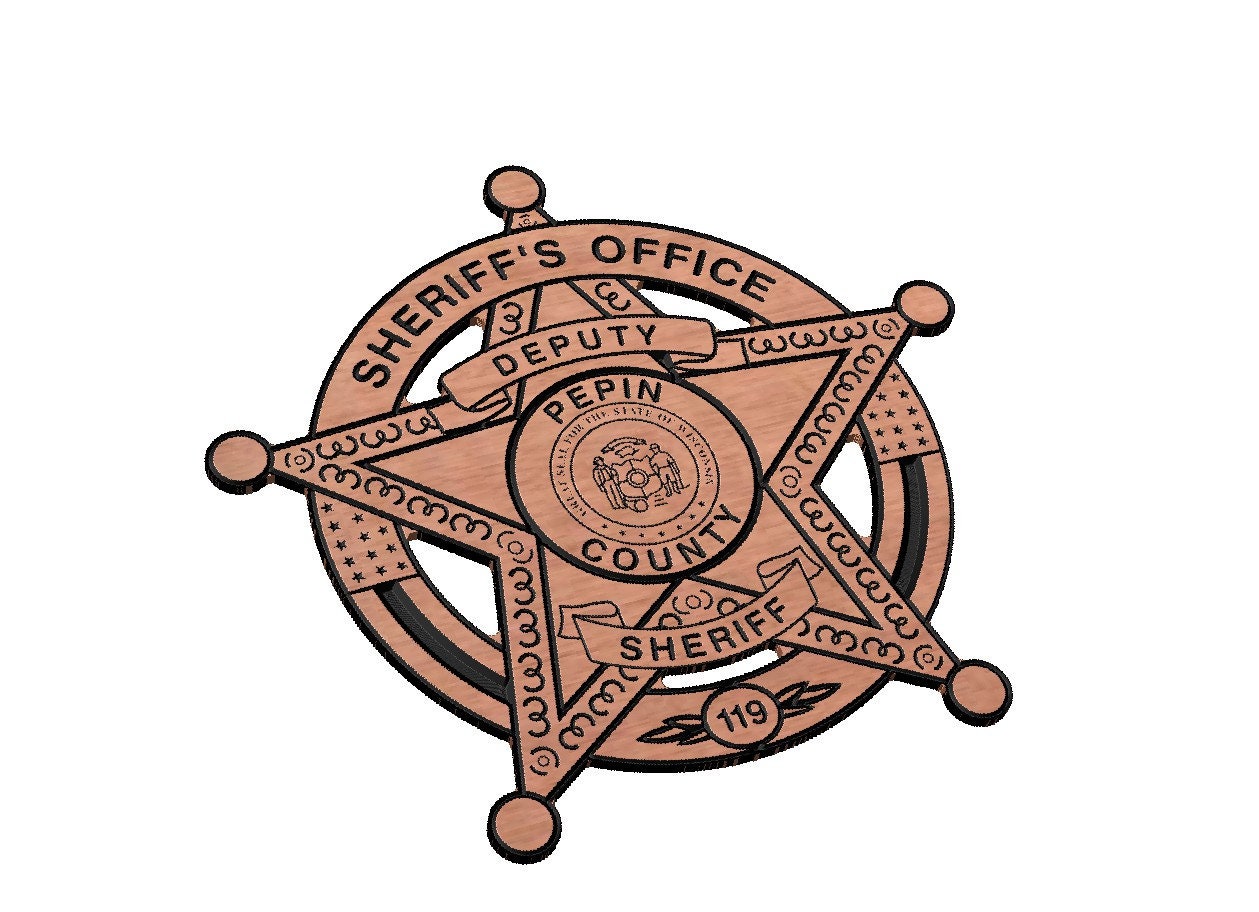 Pepin County Sheriff Badge SVG Etsy