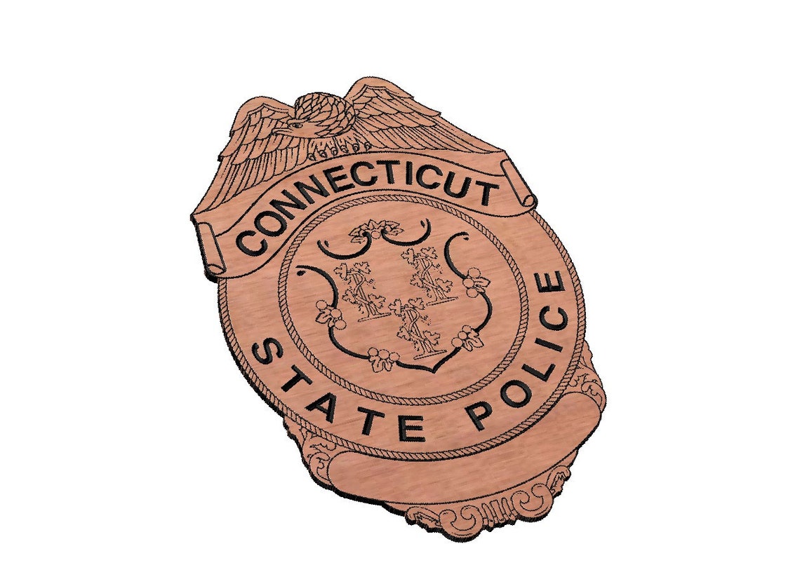 Connecticut State Police Badge SVG - Etsy