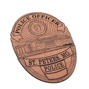 ST Peters Police Badge SVG