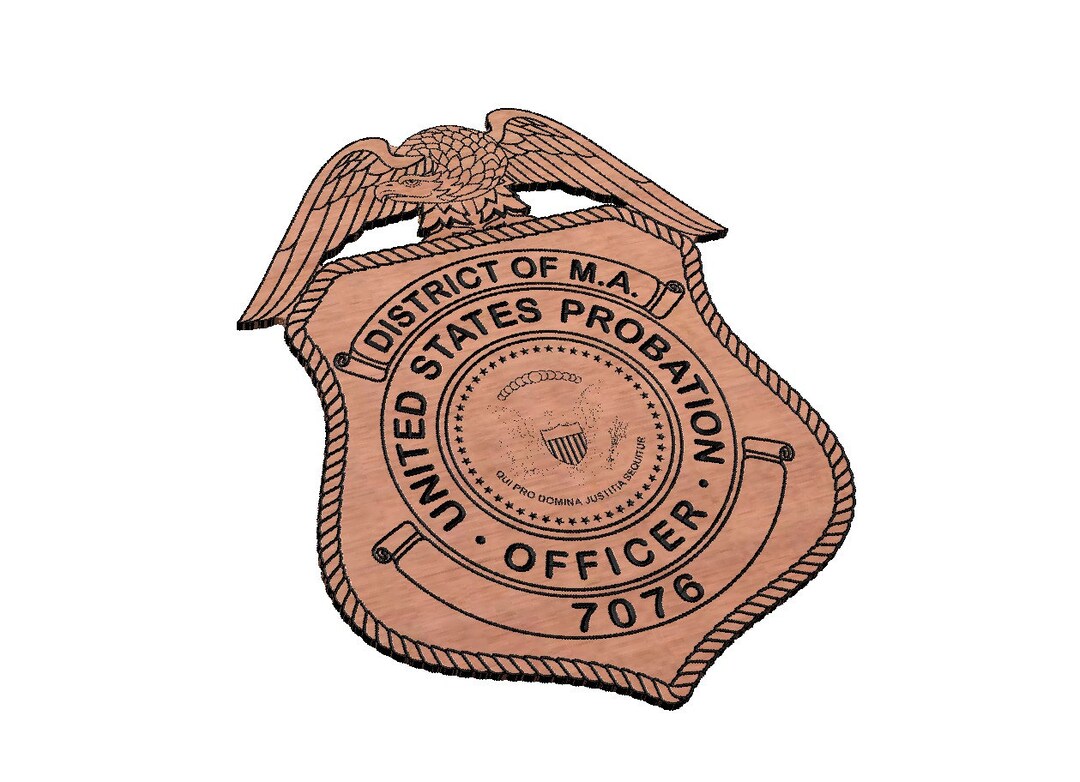 United States Probation Officer Badge SVG - Etsy