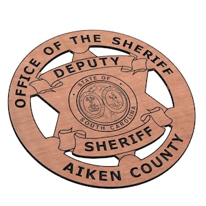 Aiken County Deputy Sheriff Badge SVG