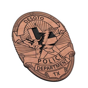 Desoto Police Badge SVG