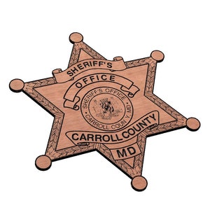 Carrol County Sheriff Badge SVG
