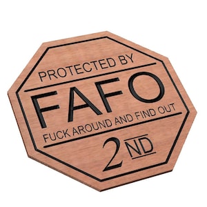 FAFO Sign SVG
