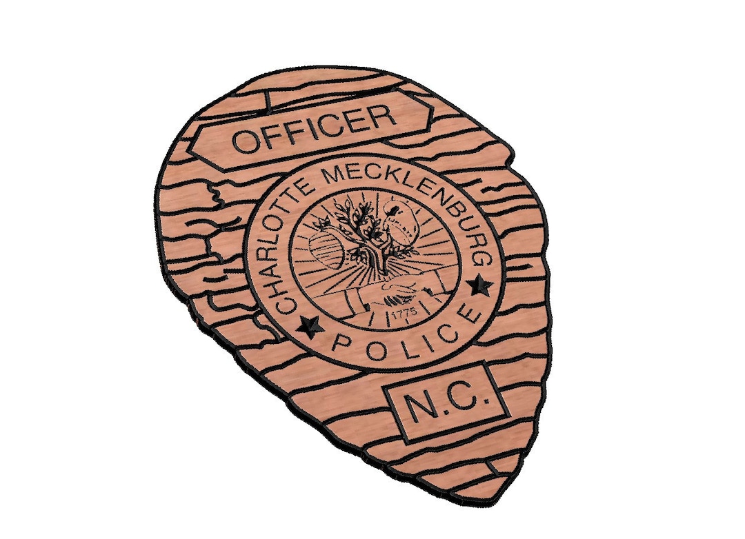 Charlotte Mecklenburg Police Badge SVG - Etsy