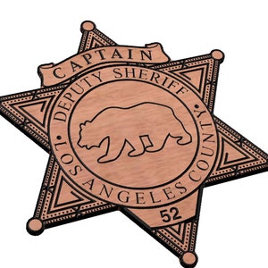Los Angeles County Deputy Sheriff Badge SVG