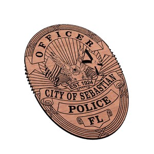 City of Sebastian Police Badge SVG