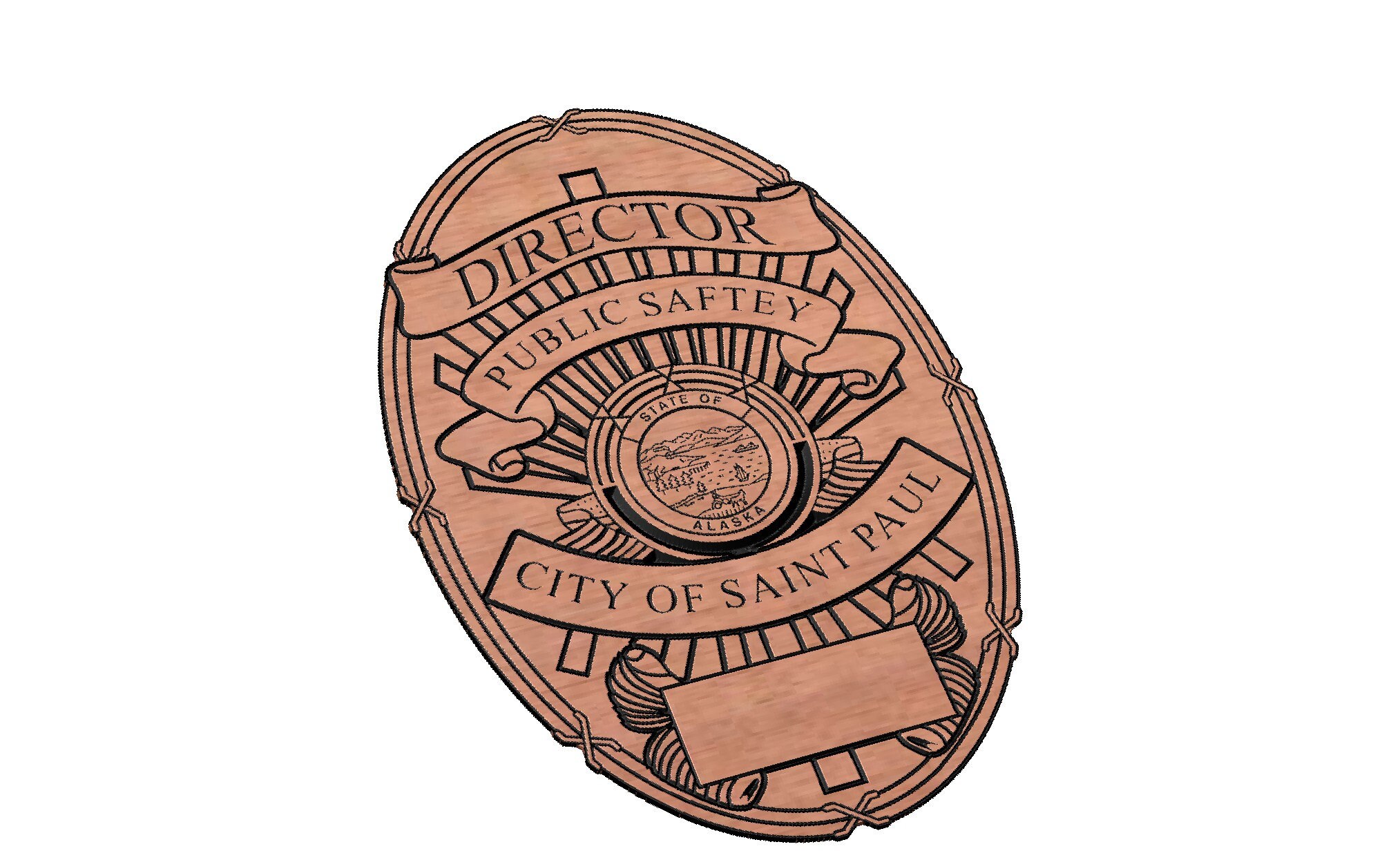 City of St Paul Police Badge SVG Etsy