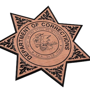 Illinois Department of Corrections Badge SVG