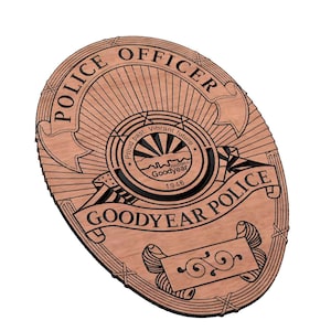 Goodyear Police Badge SVG