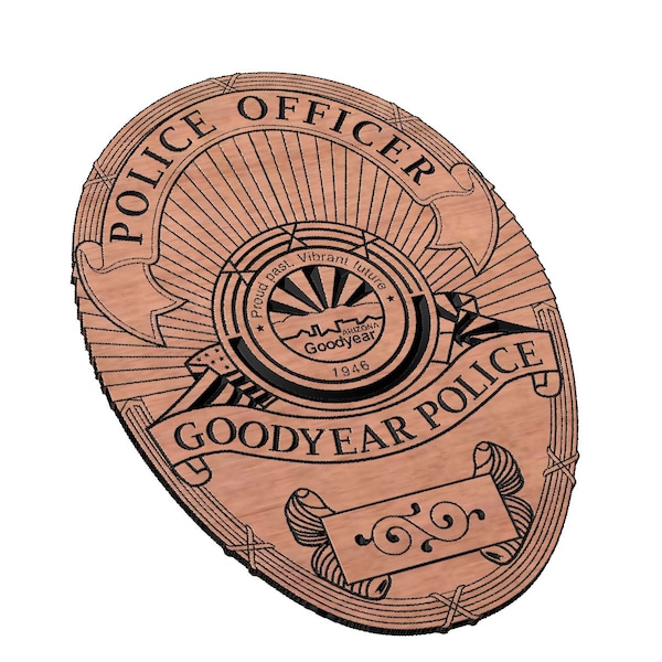 Goodyear Police Badge SVG