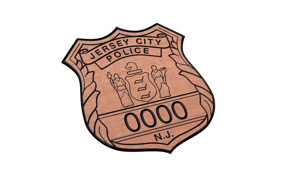 Jersey City Police Badge SVG Etsy