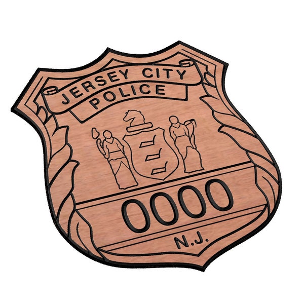 Jersey City Police Badge SVG