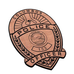 Columbus Police Badge SVG