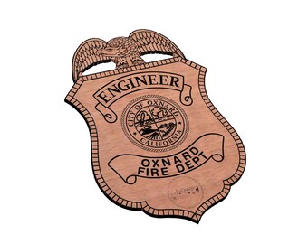 Oxnard Fire Department Badge SVG CNC Laser - Etsy