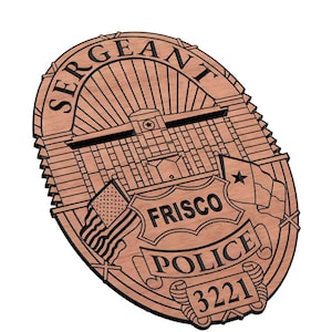 Frisco Police Badge SVG