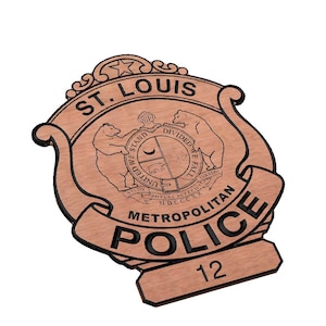 St Louis Police Badge SVG