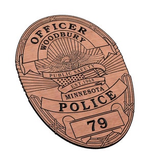 Woodbury Police Badge SVG
