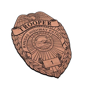 Highway Patrol Badge SVG