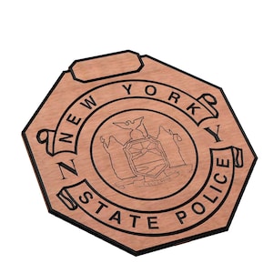 New York State Trooper Police Badge SVG