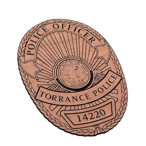 Torrance Police Badge SVG