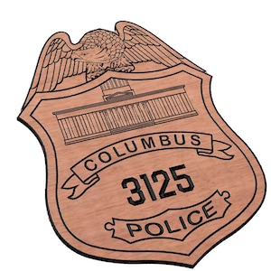 Columbus Police Badge SVG