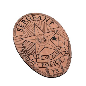 City of Allen Police Badge SVG