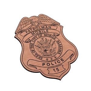 Mobile County Police Badge SVG