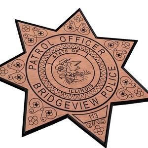 Bridgeview Police Badge SVG