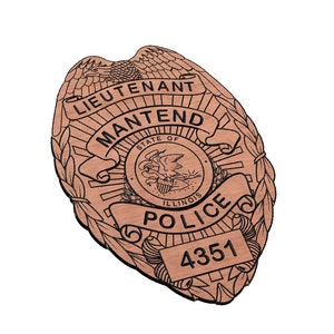 Mantend Police Badge SVG