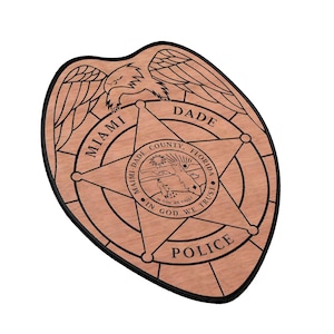 Miami Dade County Police Badge SVG