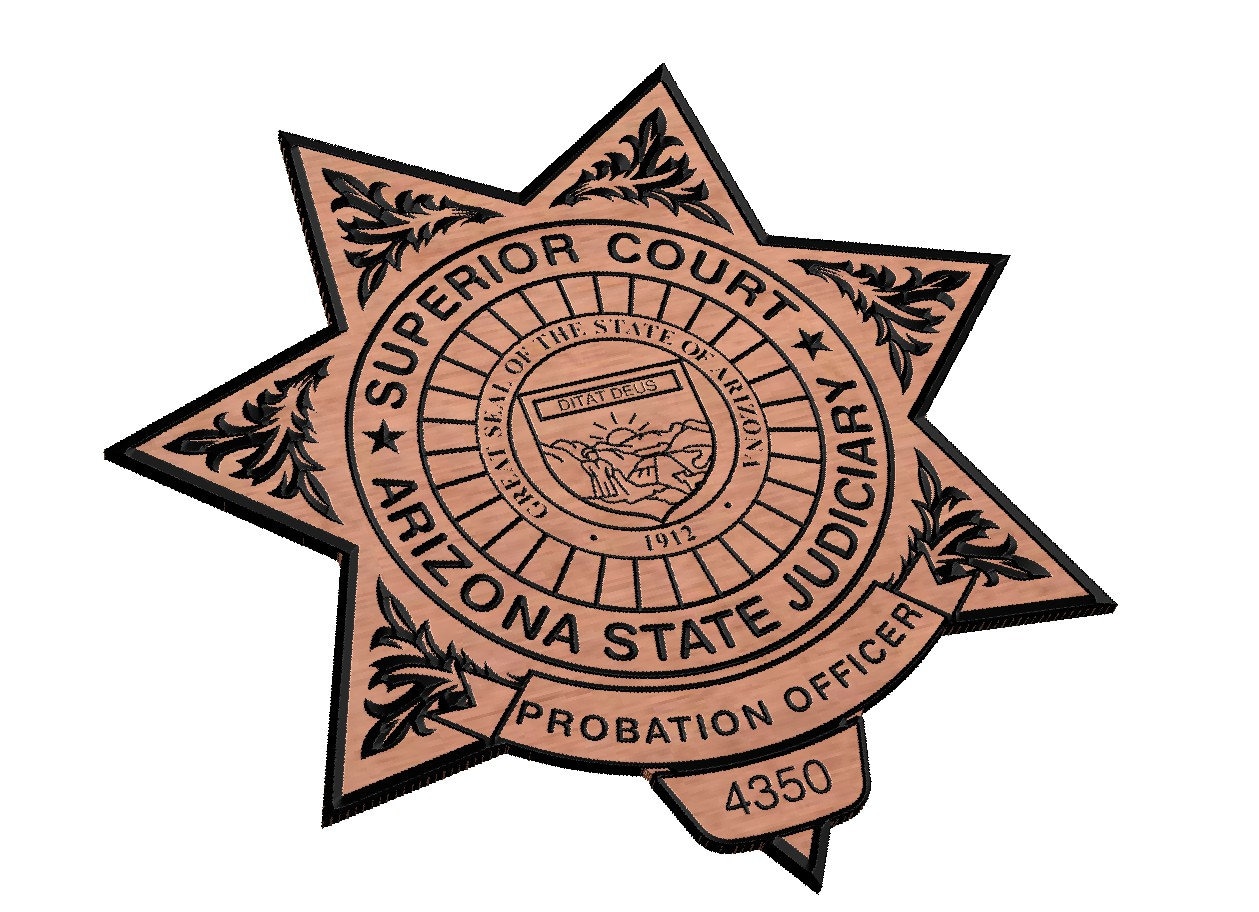 Arizona Probation and Parole Badge SVG Etsy UK