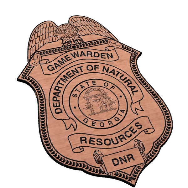 Department of Natural Resources Police Badge SVG
