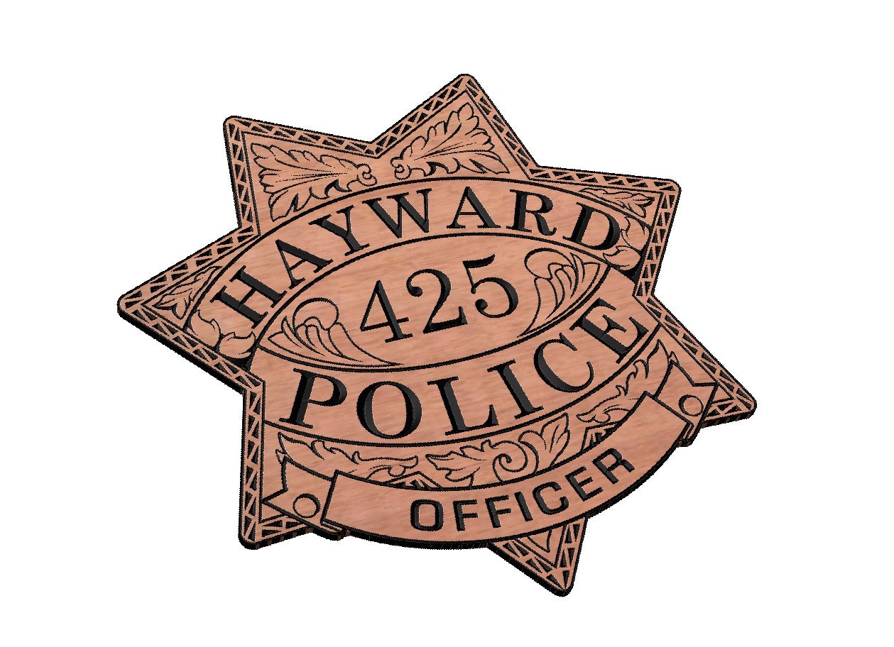Hayward Police Badge SVG