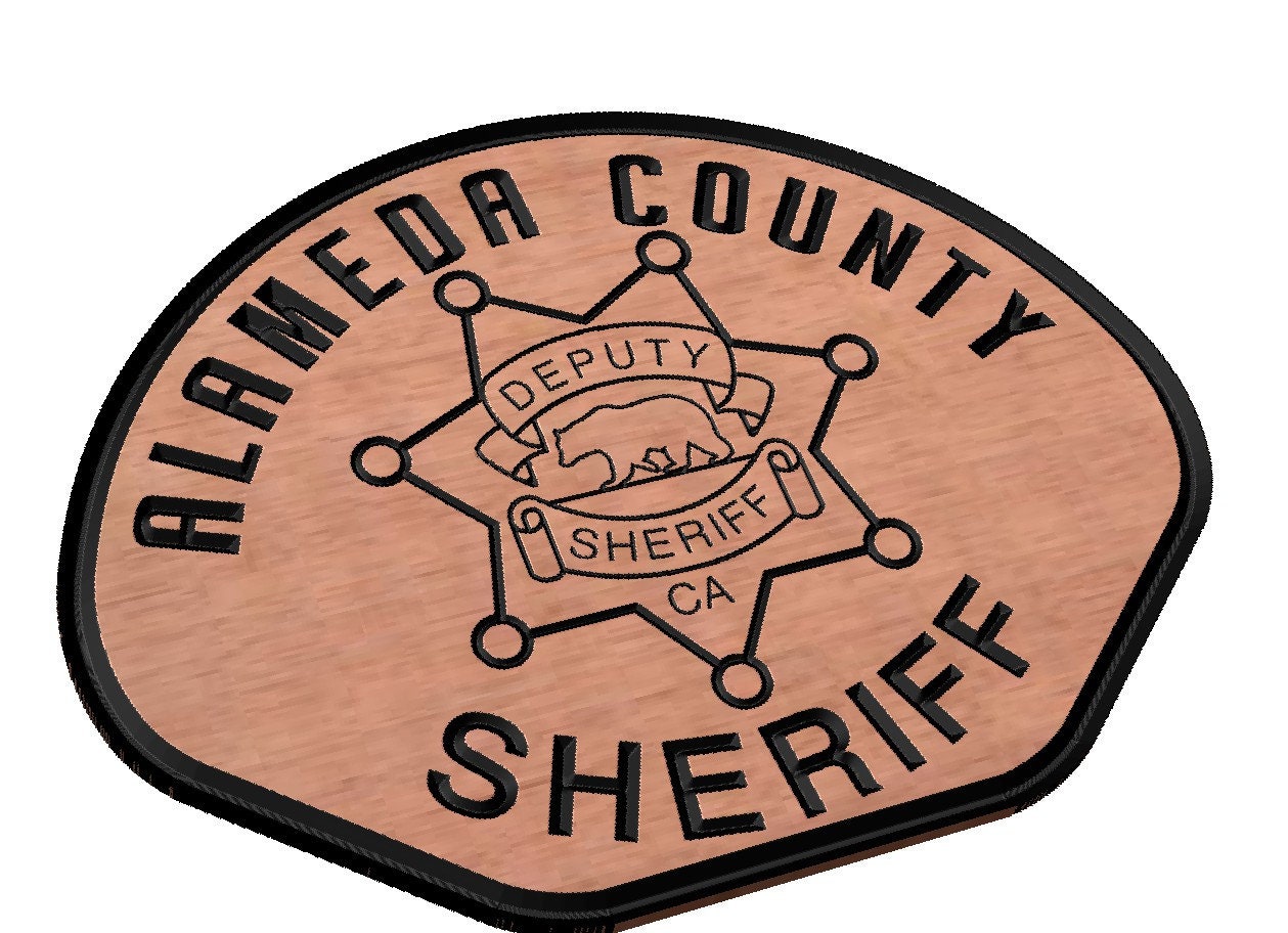 Alameda County Sheriff Patch SVG CNC Laser - Etsy