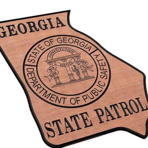 Georgia State Patrol Emblem SVG Cutting File (Digital Download)
