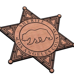 Los Angeles County Sheriff Badge SVG