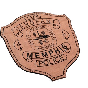 Memphis Police Badge SVG