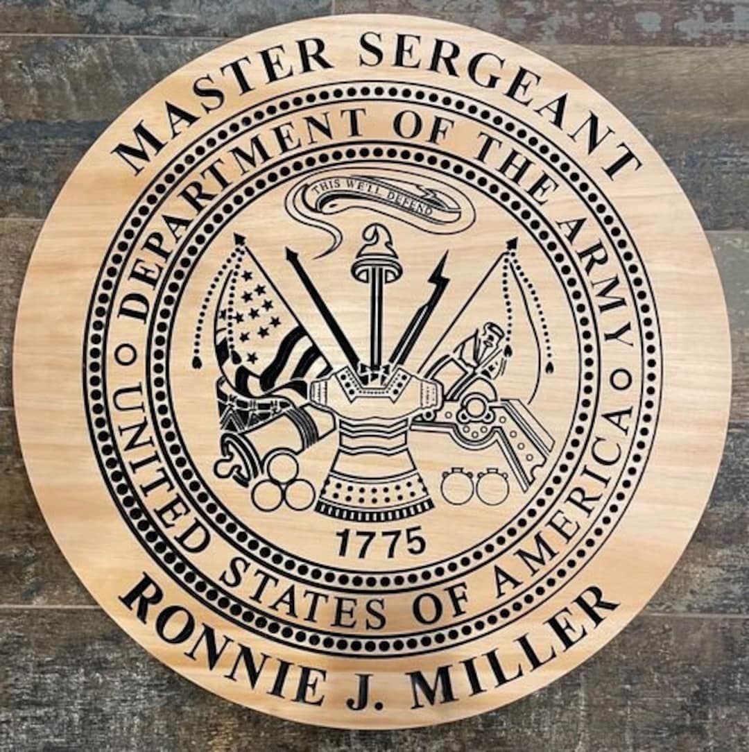 Military Wall Plaque Etsy