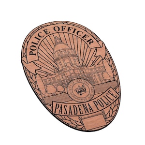 Pasadena Police Badge SVG