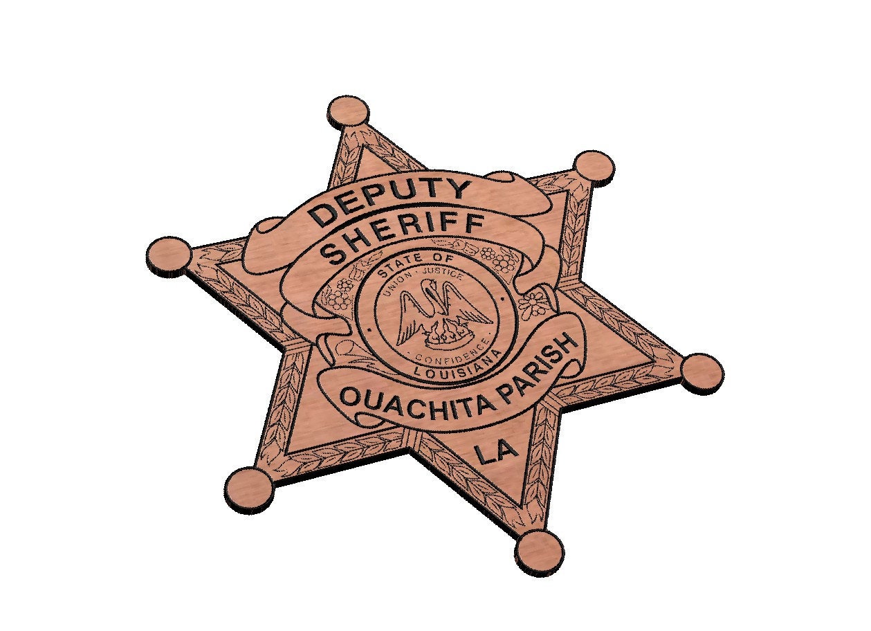Ouachita Parish Deputy Sheriff Badge SVG Etsy