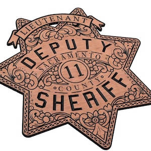 Sacramento County Deputy Sheriff Badge SVG
