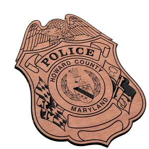 Howard County Police Badge SVG