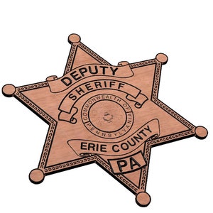 Erie County Deputy Sheriff Badge SVG
