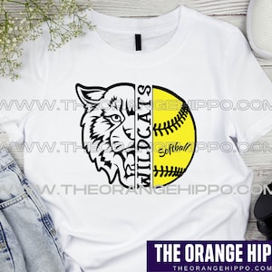 Temple Wildcats Softball Ver2 - PNG, SVG PDF