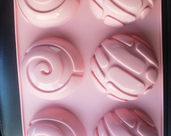 Concha Silicone Mold for Chocolate, cookie cutter, sweet bread, cocoa/chocolate bombs